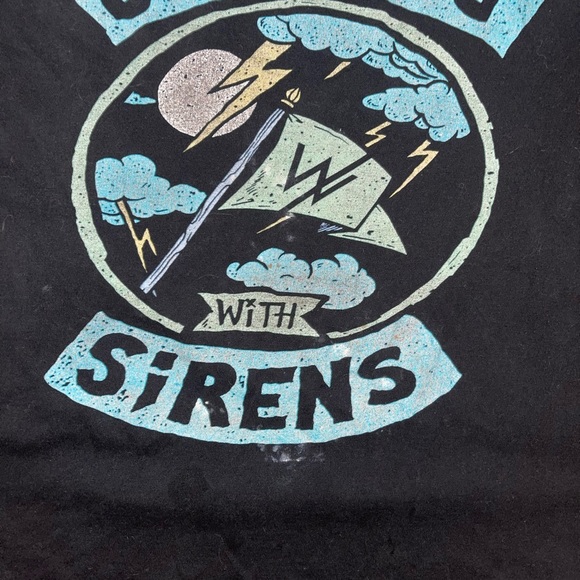 Sleeping with Sirens Official Concert Shirt: Ladies Babydoll Style: Trashed: EMO - Picture 2 of 6